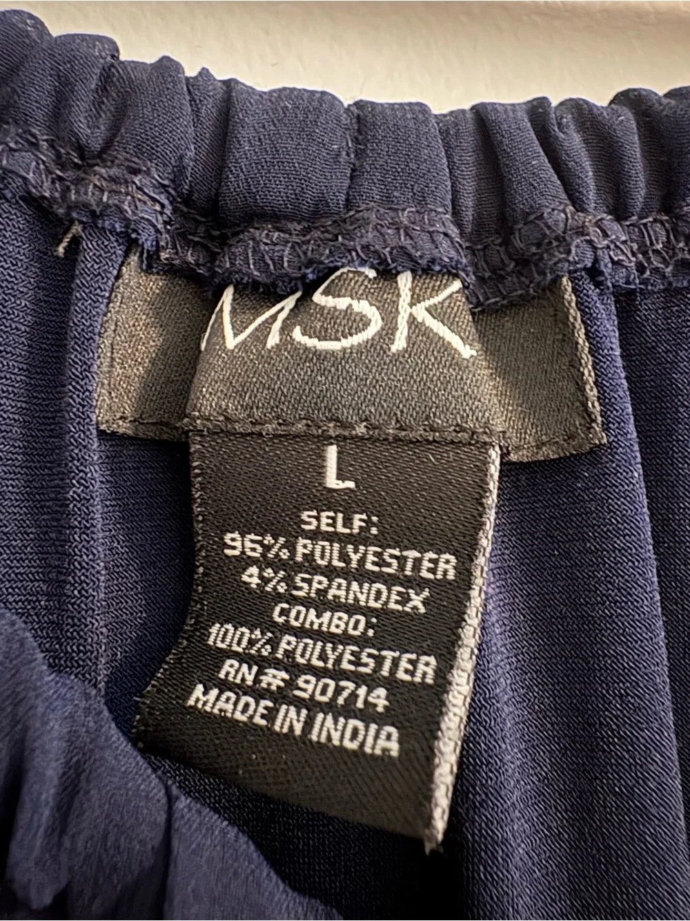 MSK Navy Romper with Sheer Capelet and Silver Trim - Picture 5 of 5